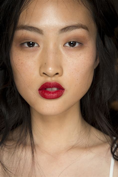 red lipstick for asian skin.